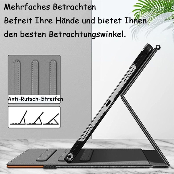 Samsung Tab A8 Fodral 2022, Premium Pu Läder Business Stand Folio Cover,