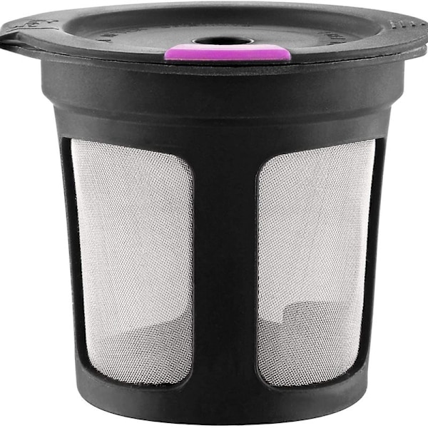 Återanvändbara koppar för Keurig K-Cup 2.0,1.0 kaffemaskin, svart