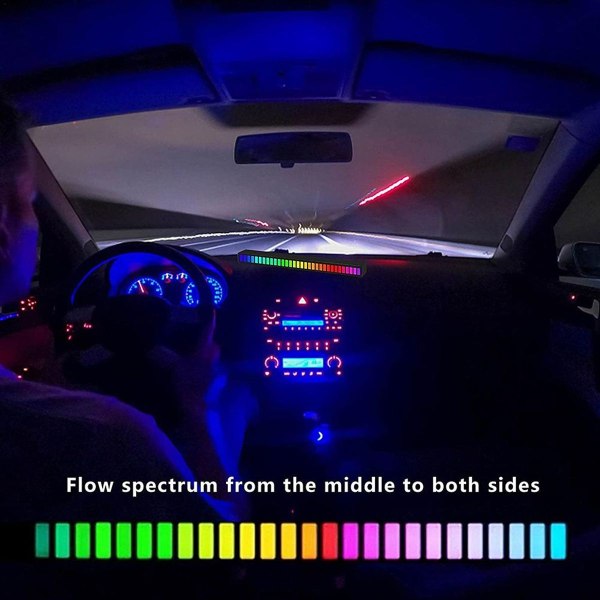 LED-lysstang, fargerik LED-lydkontroll KLB