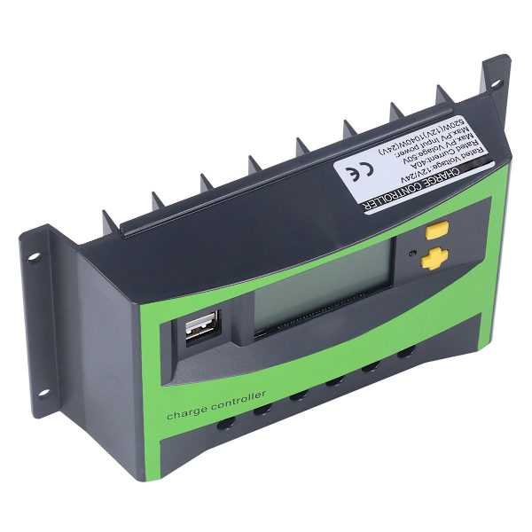 40A 12V/24V solcellsladdningsregulator stor display KLB