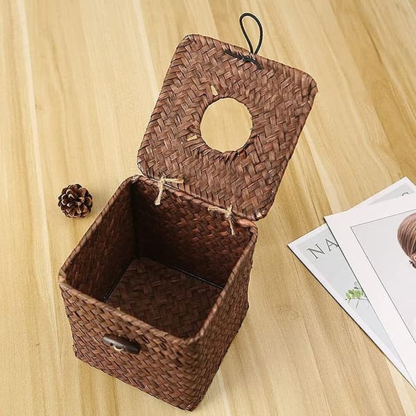 Cube Tissue Box Cover Vævet Firkant Tissue Box