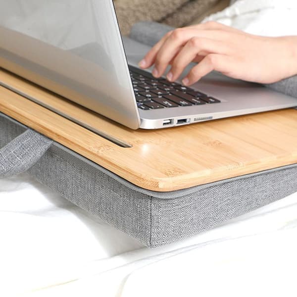 Bærbar skrivebord med pude passer til 15,6\" bærbare computere med griptape og Au