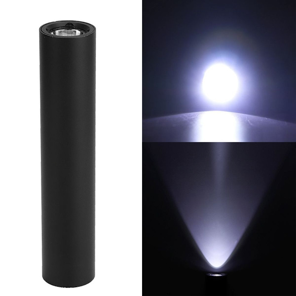 Bärbar vattentät LED-ficklampa, uppladdningsbar via USB KLB