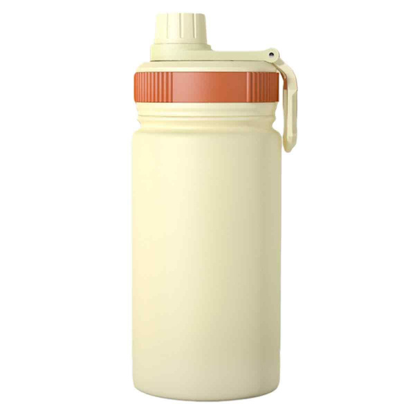 Dobbeltvægget termokrus, rustfrit stål, beige KLB