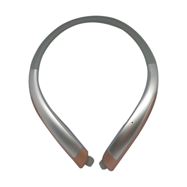 Bluetooth -kuulokkeet, langattomat niskasanka urheilukuulokkeet hopealla
