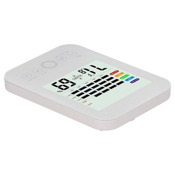 Touch Screen Thermohygrometer Elektronisk Digital Väggmonterad KLB