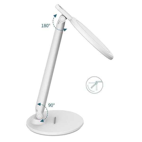 Dæmpbar sammenklappelig USB LED-bordlampe til soveværelse KLB