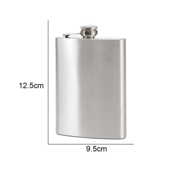 Lekk-sikker rustfritt stål hip flask-sett med trakt for kvinner, 9 oz