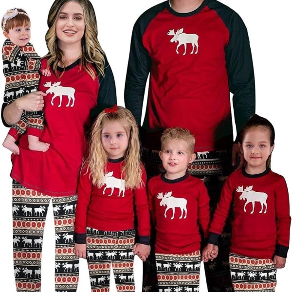 Juleferie Familie Matchende Pyjamas Pyjamas Sett KLB