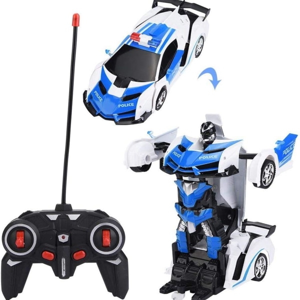 Transformer 2 in 1 RC-auto, urheiluauto, ajomuutosrobotti KLB