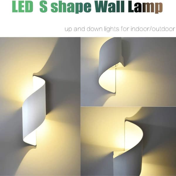 LED Moderna Vägglampor 12W/ Up & Down KLB