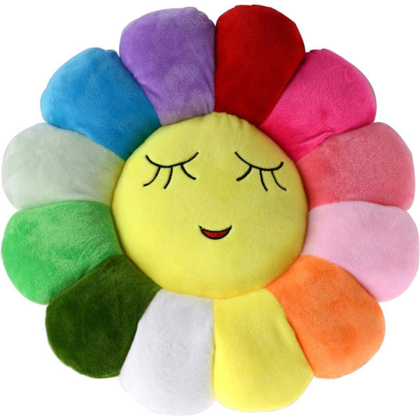 38cm Solsikke Gulv Pudetrekk Barn Myk Gulv Pude Sete Stol Sofa Puter for Jenter Soverom Baby Barnerom Dekorasjon