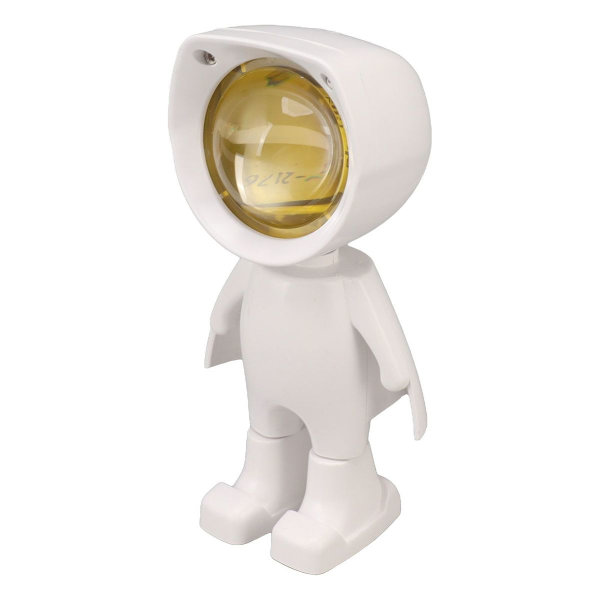 Nattlampe skrivebordslampe LED astronautdesign USB 5V hjem KLB