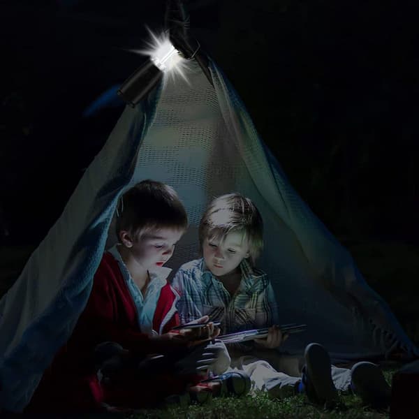 LED Solcelled Håndsveivt Dynamo LED Lys / Lanterne / Lampe for Utendørs