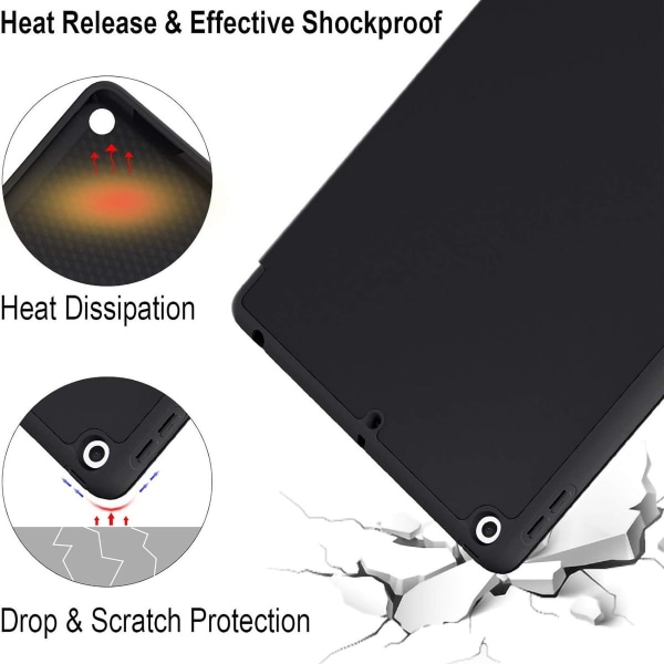 Cover kompatibel med iPad 10,2 tommer 2021/2020 iPad 9th/8th