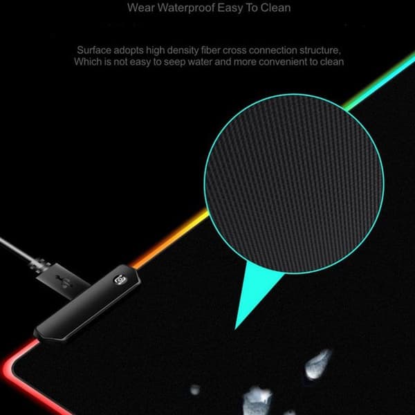 RGB Gaming Musematte, XXL, 800 * 300mm, Soft-Led-Musematte,