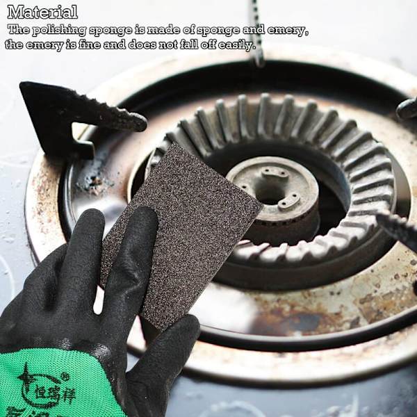 Slibesvamp 10 stk. Korn 1000-1200 Slibeblokke 70 x 100 x 25 mm Vådt og tørt brug til træ, metal, maling Vaskbar og genanvendelig MINKUROW KLB