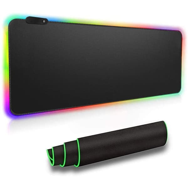 RGB Gaming Musematte 8 Lysmoduser Sklisikker Gummi 800x300x4mm