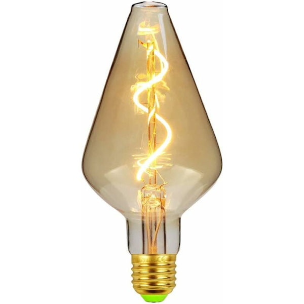 4W himmennettävä vintage LED-lamppu - Epäsäännöllinen muoto - 220/240V - E27-kanta - Antiikkinen koristelamppu (maljakko) KLB
