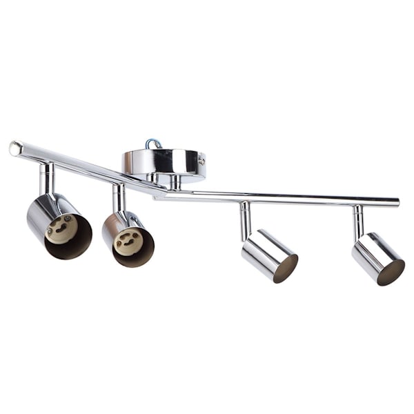 Lampeholder 4 hoder justerbar fleksibel roterende GU10 lys KLB