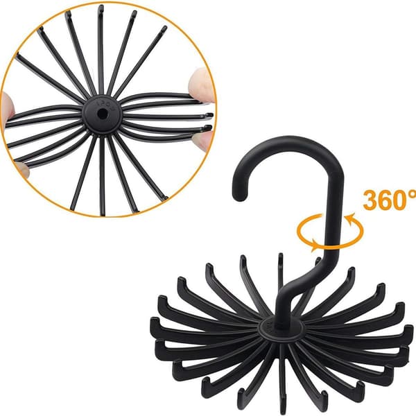 3-pack roterande sjalhängare bälteshängare 360° KLB
