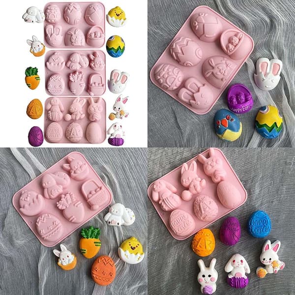 Påsk serie mögel fondant choklad mögel