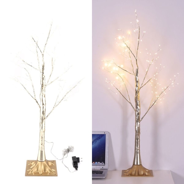 Vandtæt LED Blomster Mini Trælampe Hjemmefest Dekoration KLB