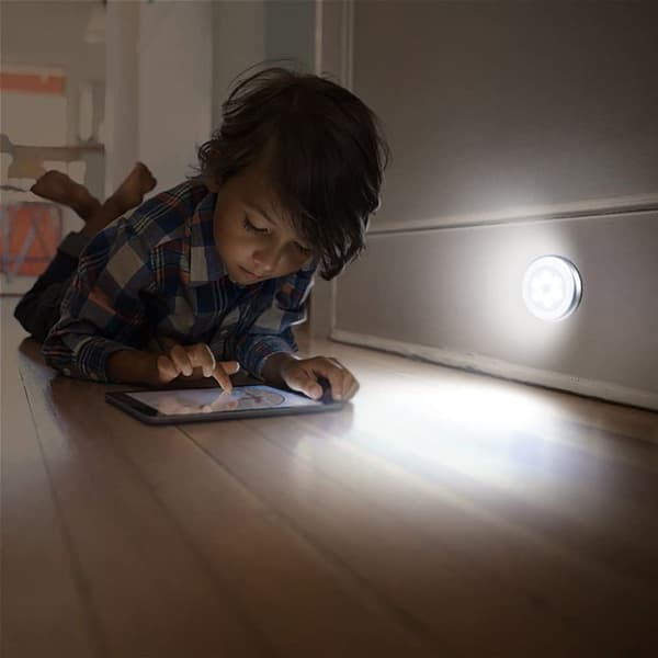 Nattlys med bevægelsessensor, 6 LED bevægelsessensor lys KLB