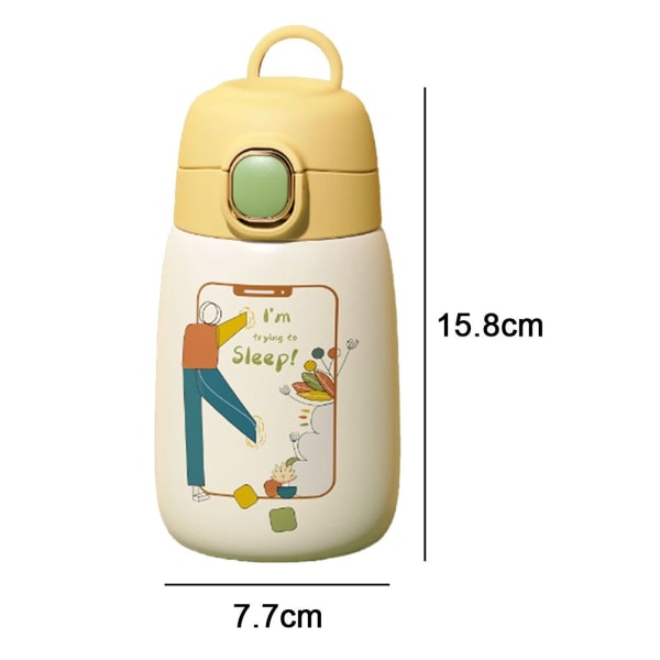 Children's thermos cups for school, special thermoses, yellow, style 2 KLB