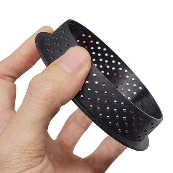 8 stk. Tart Ringe Perforerede Kageform Runde Form Mousse Cirkel Ring, Cirkel