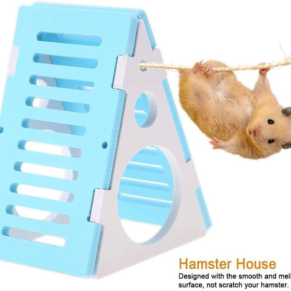 Hamsterhus i træ og plast til dyr KLB