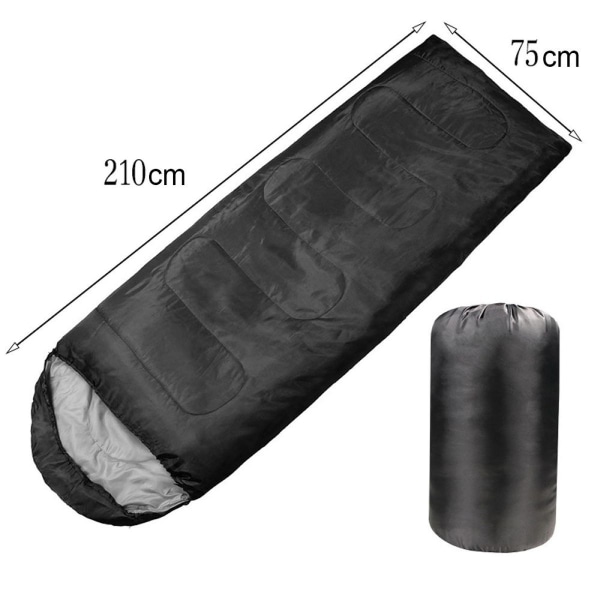 Sovsäck, 220 x 80 cm 1kg vuxensovsäck, 2 i 1 funktion filt sovsäck KLB