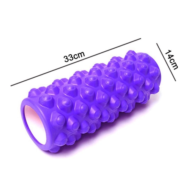 Fasciemassasje-rullereï¼?Skumrullere Ekstra lang fasciemassasje-rullere 33 cm ï¼?Pilates-rullere for lilla