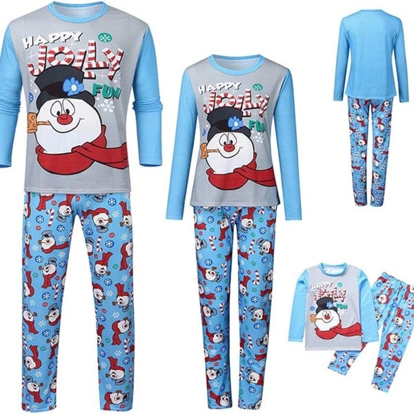 Matchande julpyjamas för familjen, julnattkläder för semester KLB