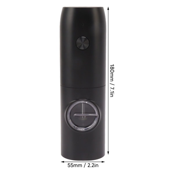 Elektrisk pepparkvarn, justerbar grovhet, USB KLB