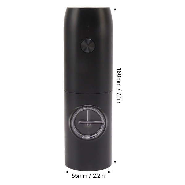 Elektrisk pepperkvern, justerbar grovhet, USB KLB