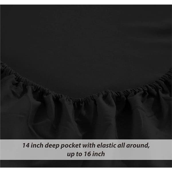 Piece Embroidery Deep Pocket Fitted Sheet Set – Ultra KLB