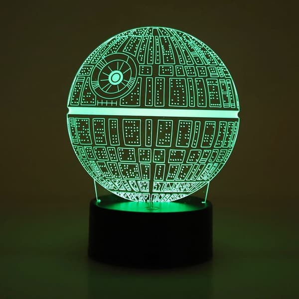 Nattlys ABS basisholder planetarisk mønsterlampe berøring KLB