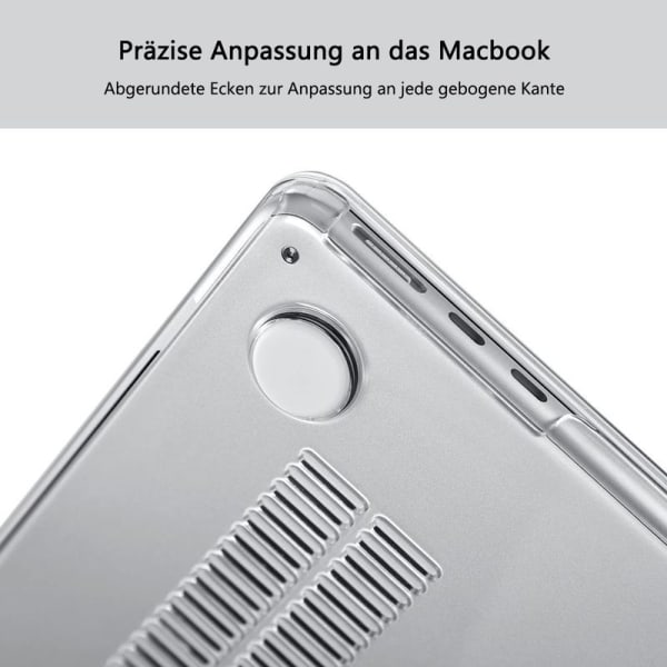 Case kompatibelt med NYA MacBook Air 13,6 tum M2 A2681, 2022 release,