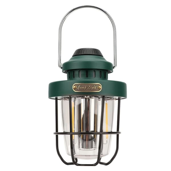 Retro LED Camping Lanterne Bærbar Multifunktionel KLB