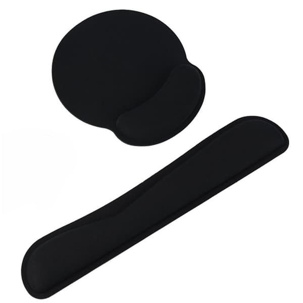 Musematte og håndleddsstøtte for tastatur, ergonomisk håndleddsstøtte,
