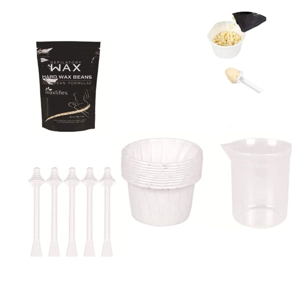 Effective nose hair wax set, wax beans included, easy to use KLB