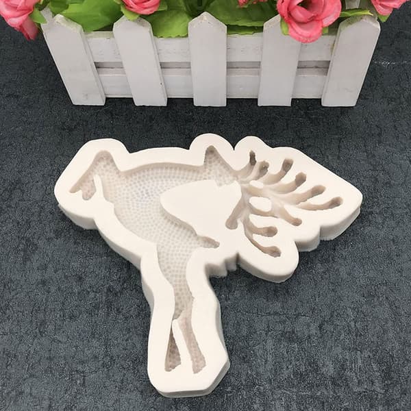 3D reinsdyr silikonform elgform