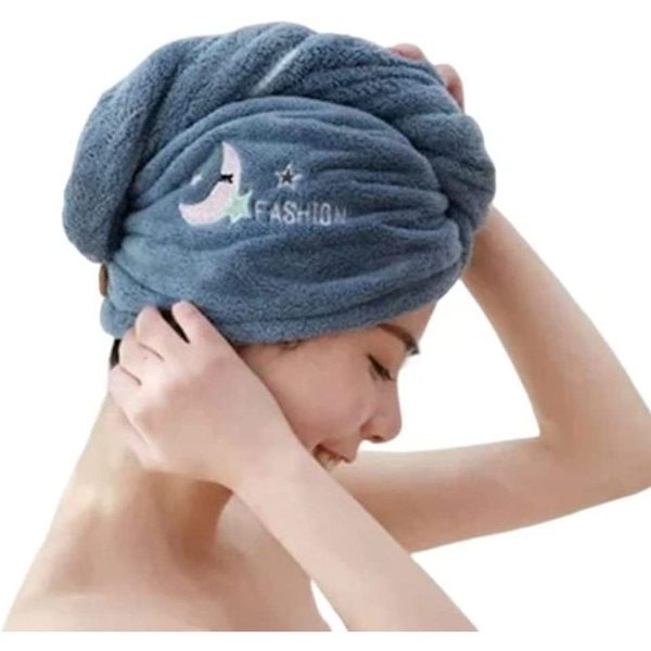Fri duva snabbtorkande handduk, hårturban snabbtorkande, mikrofiberhandduk,