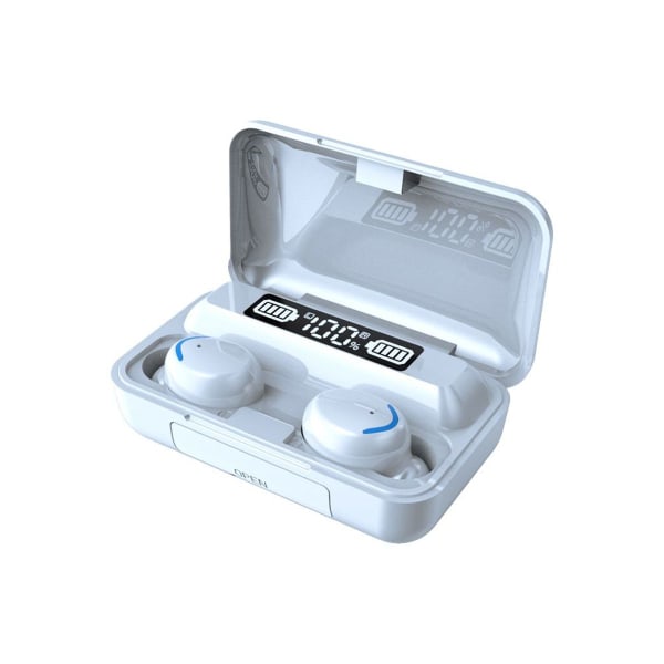 Langaton Bluetooth 5.1IPX5 vedenpitävä kuulokkeet, valkoiset