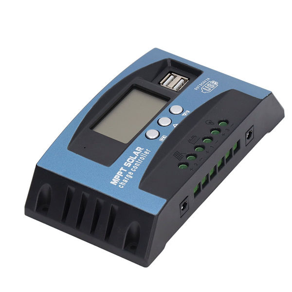 PV-regulator med dubbla spänningsregulator LCD flera KLB