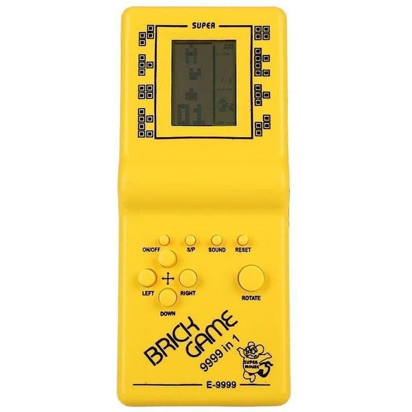 Hanbaili Retro Classic Tetris Håndholdt LCD Elektronisk Spill Leke Spill KLB