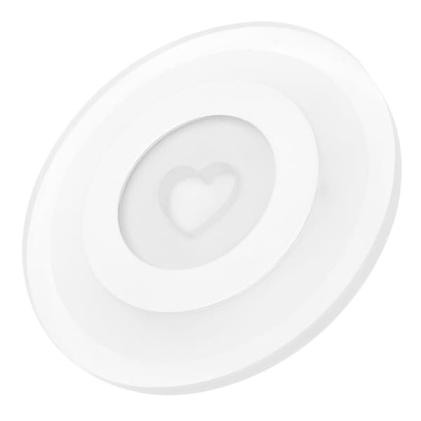 LED-vägglampa rund form hjärta mönster sovrum vardagsrum KLB