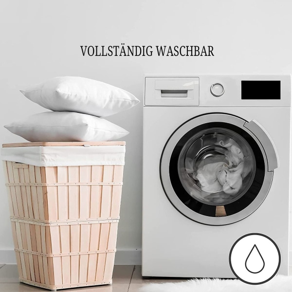 Pute for seng Pute 40 x 70 cm Sett med 2 indre puter Hypoallergen