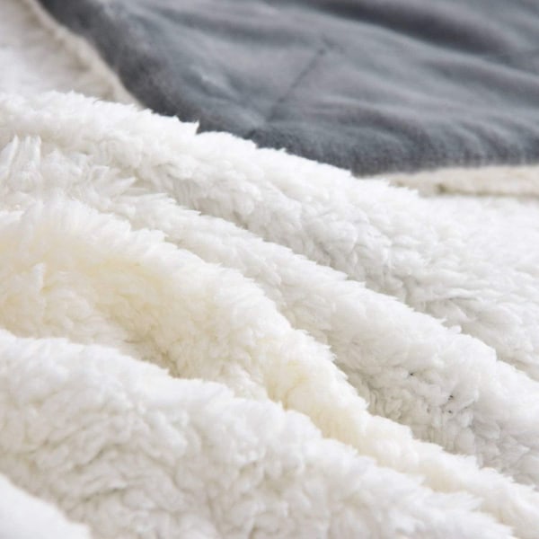 Mjuk filt fluffig 130x150 cm, varm filt, högkvalitativ filt KLB